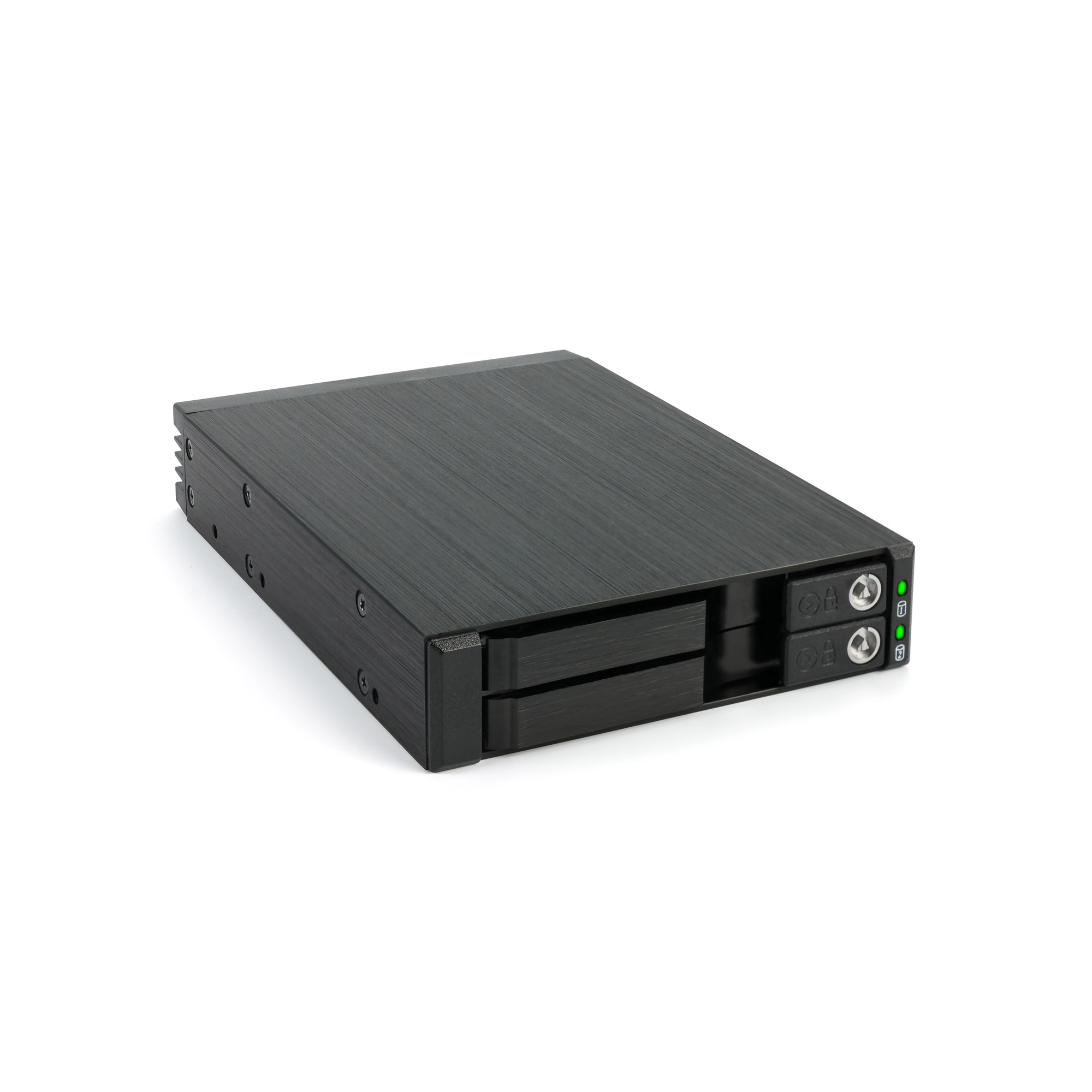 FANTEC MR-25DUAL - mobiles Speicher-Rack - SATA 6Gb/s / SAS 6Gb/s
