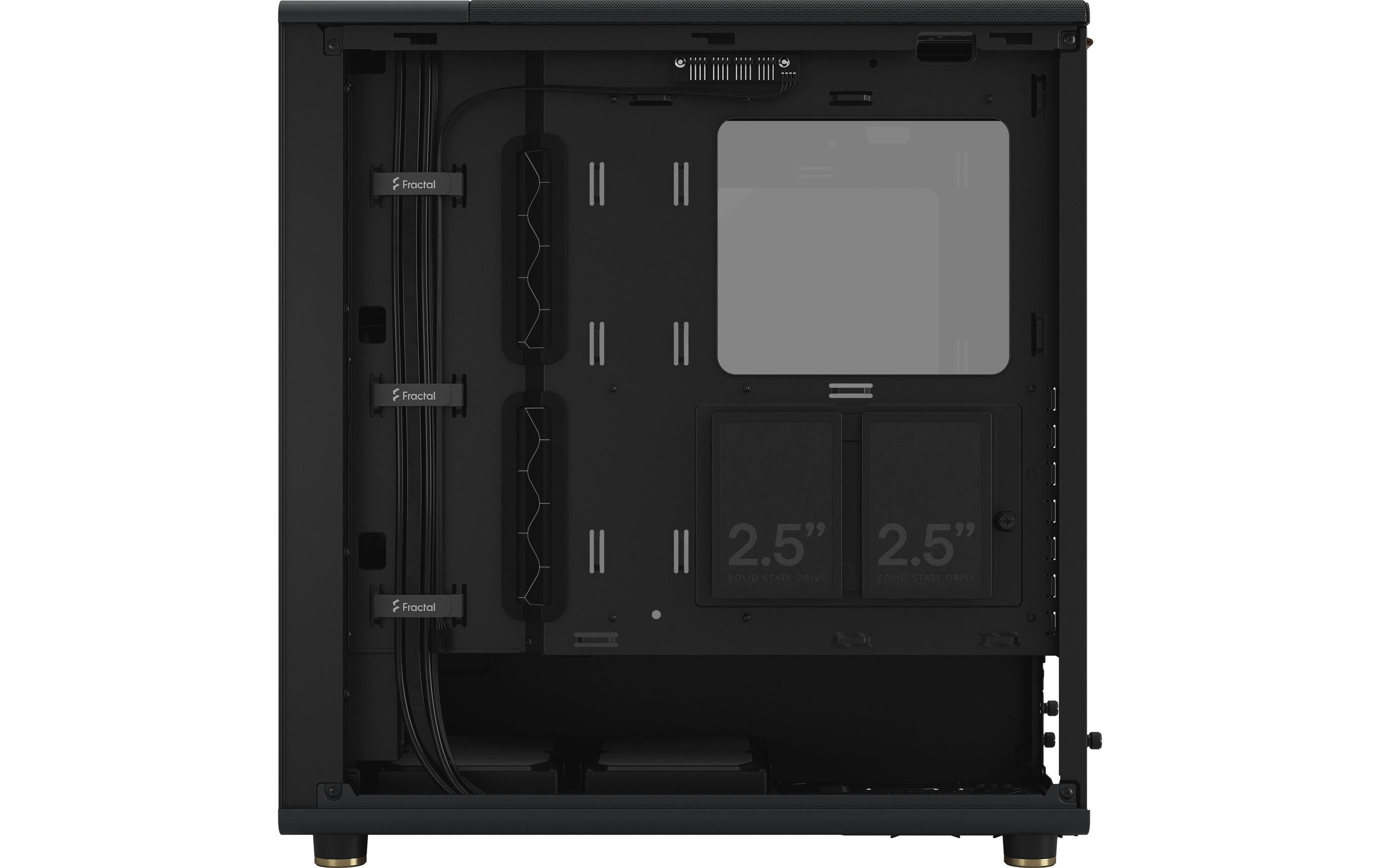 Fractal Design PC-Gehäuse North TG Schwarz