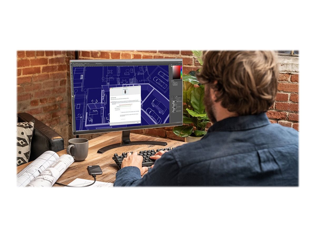 WD My Passport SSD WDBAGF5000AGY - SSD - 500 GB - USB 3.2 Gen 2