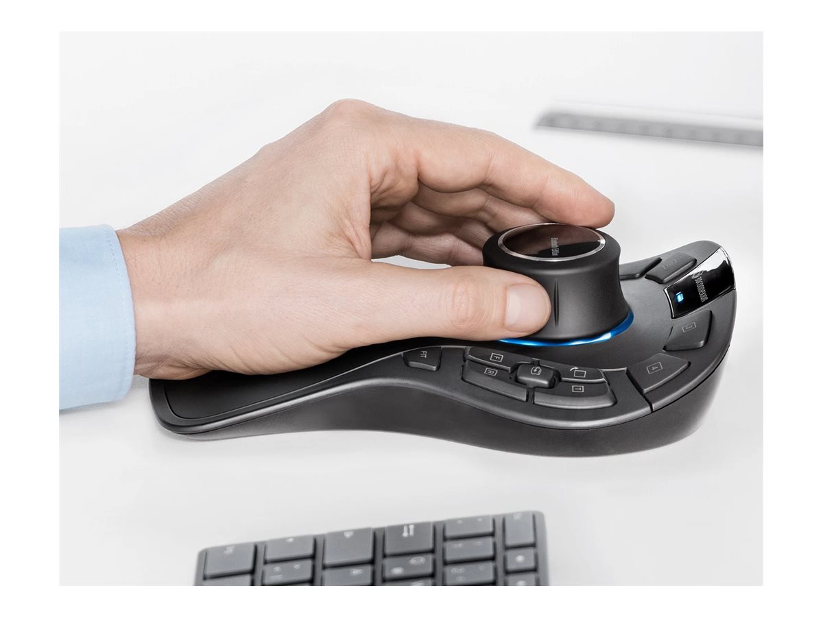 3Dconnexion SpaceMouse Pro Wireless - Bluetooth Edition - 3D-Maus - 2.4 GHz
Bluetooth
USB-C
