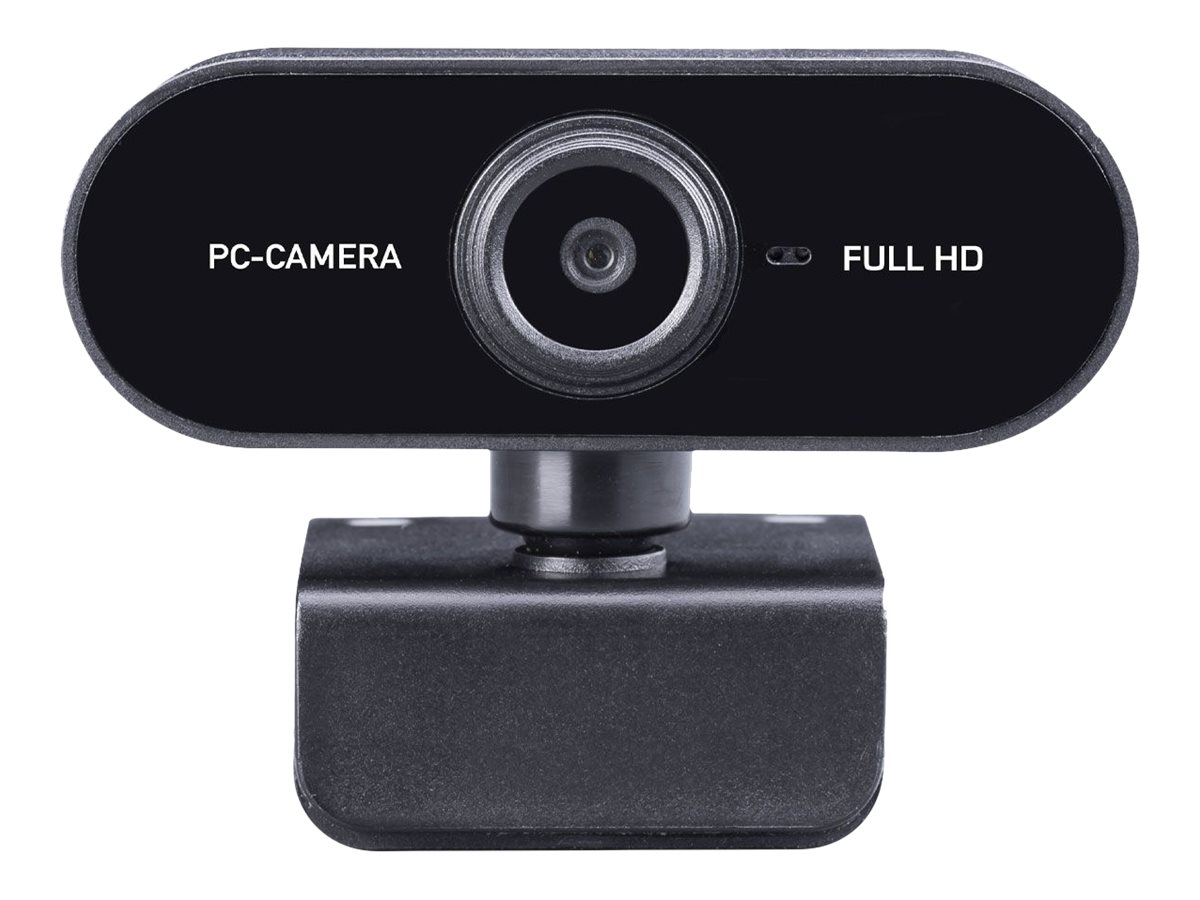 Midland W199 - Webcam - Schwarz - 1920 x 1080 - 1080p - Audio - USB 2.0 - YUV2
