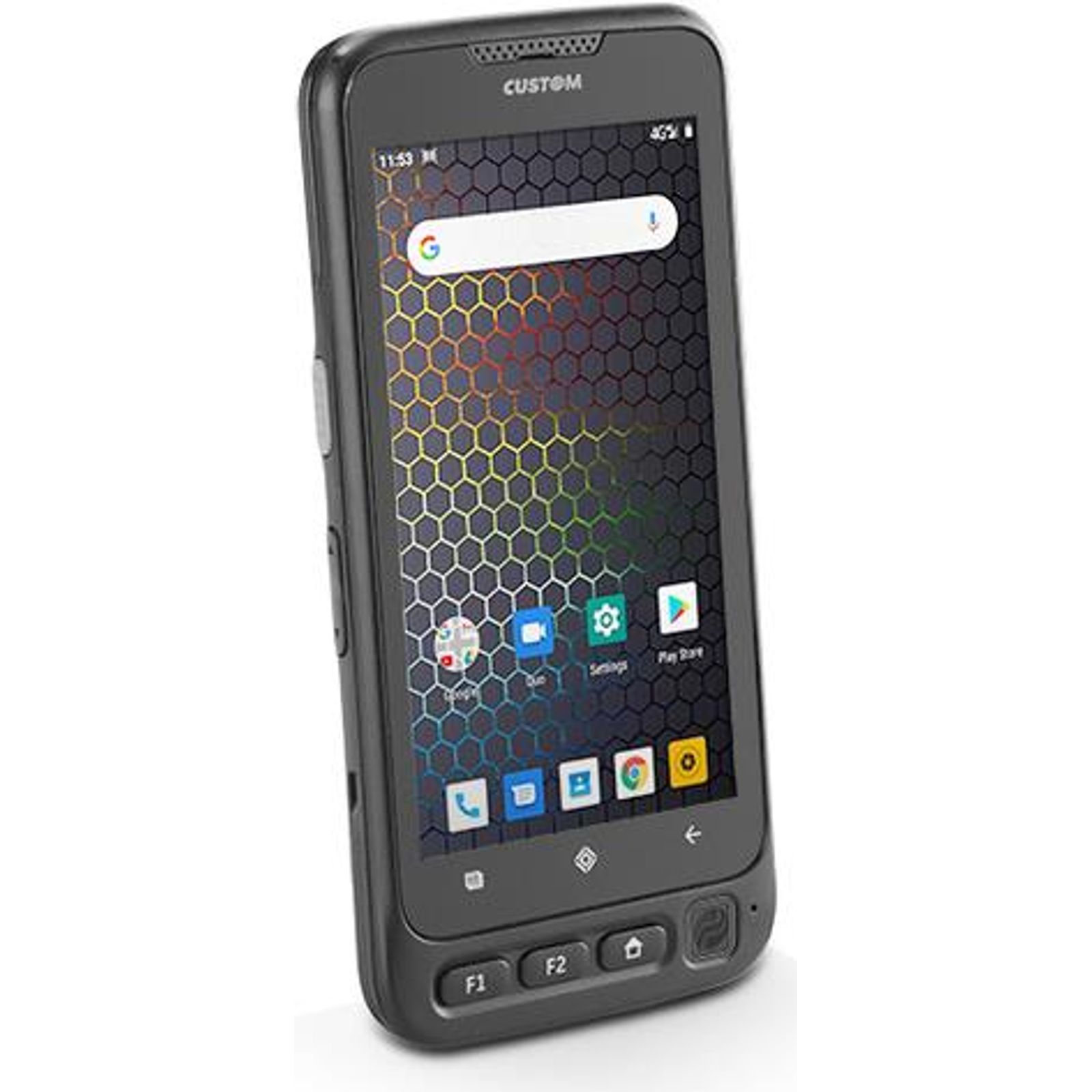 CUSTOM P-RANGER A12 Handheld Mobile Computer 12,7 cm (5") 1280 x 720 Pixel 186 g Schwarz (93DKZ014100L33)