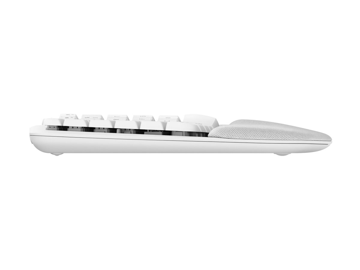 Logitech Ergo Series Wave Keys for Mac - Tastatur - QWERTZ - Deutsch - Off-White Eingabegerät
