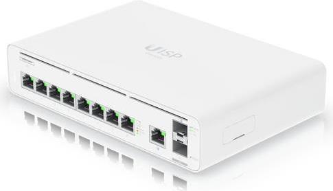 Ubiquiti UISP Console Desktop Gigabit Managed Switch, 9x RJ-45, 2x SFP+