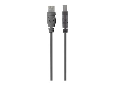 Belkin Premium Printer Cable - USB-Kabel - USB Typ B (M) bis USB (M) - USB 2.0 - 4.8 m - geformt