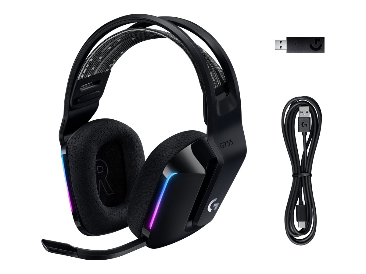 Logitech G G733 LIGHTSPEED Wireless RGB Gaming Headset - Headset