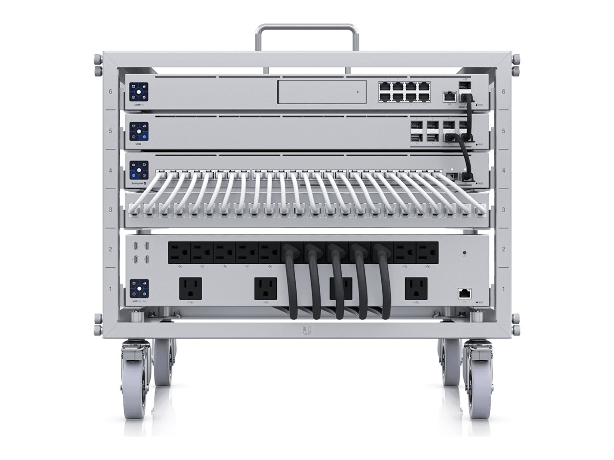 Ubiquiti UniFi - mobiles Regal - werkzeugfrei - 6U