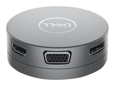 Dell Mobile Adapter DA310 - Dockingstation - USB-C - VGA
HDMI
DP
USB-C - GigE