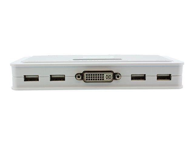 InLine - KVM-/Audio-/USB-Switch - 4 x KVM/Audio/USB - 1 lokaler Benutzer - Desktop