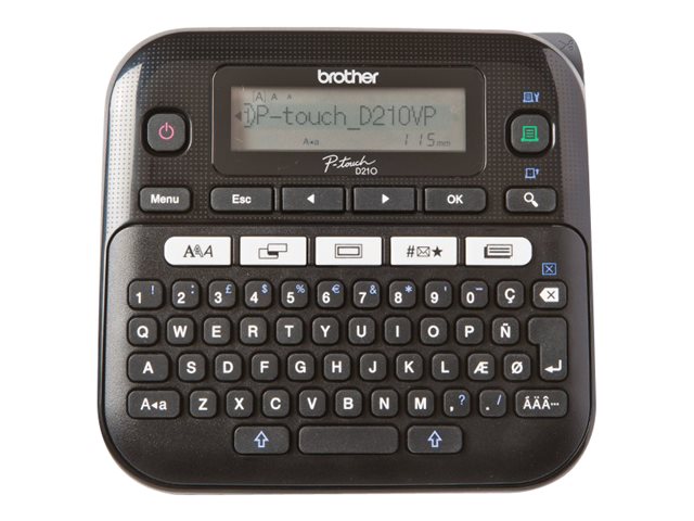 Brother P-Touch PT-D210VP - Beschriftungsgerät - s/w - Thermotransfer