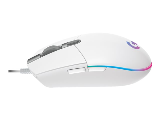 Logitech Gaming Mouse G102 LIGHTSYNC - Maus - USB - weiß