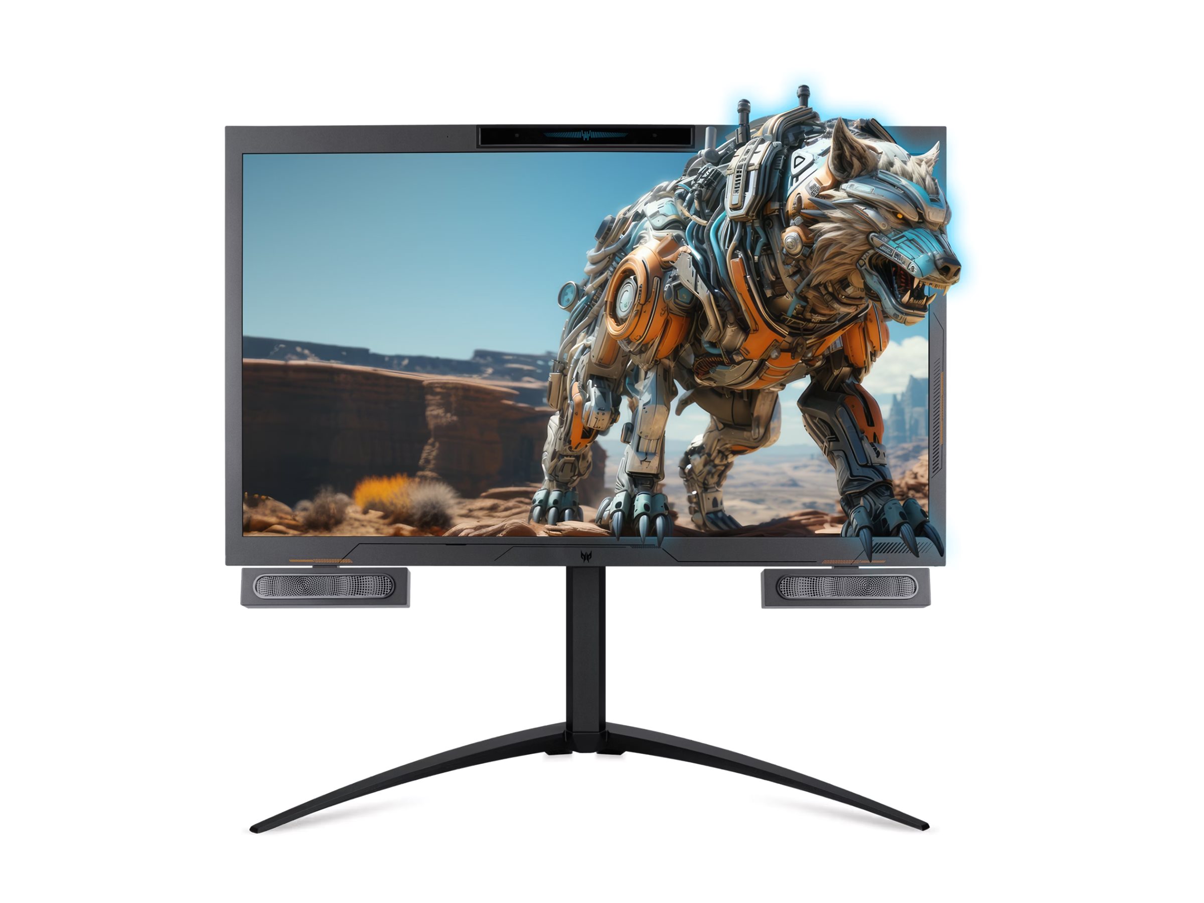 Acer Predator SpatialLabs View PSV27-2 - LCD-Monitor - 68.6 cm (27") - 3840 x 2160 4K UHD (2160p) @ 160 Hz - AHVA - 400 cd/m² - 5 ms - HDMI, DisplayPort, USB-C - Lautsprecher