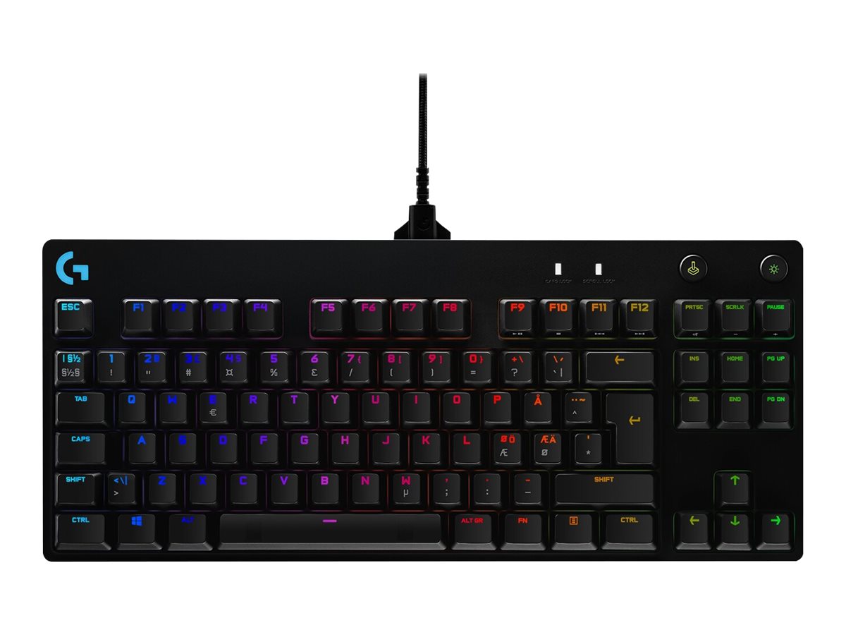 Logitech G Pro Mechanical Gaming Keyboard - Tastatur - Pan Nordisch - Schwarz Eingabegerät