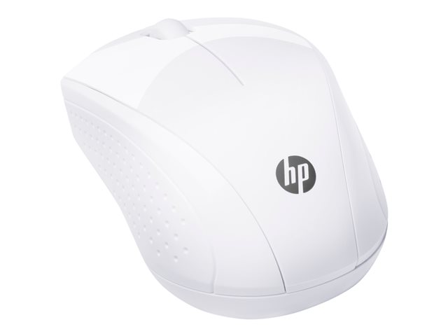HP 220 - Maus - 3 Tasten - kabellos - 2,4 GHz - kabelloser Empfänger (USB) - Schneeweiß - CTO