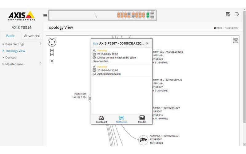 Axis PoE+ Switch T8508 8 Port