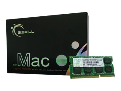 G.Skill SQ Series - DDR3 - Modul - 8 GB - SO DIMM 204-PIN - 1600 MHz / PC3-12800 - ungepuffert