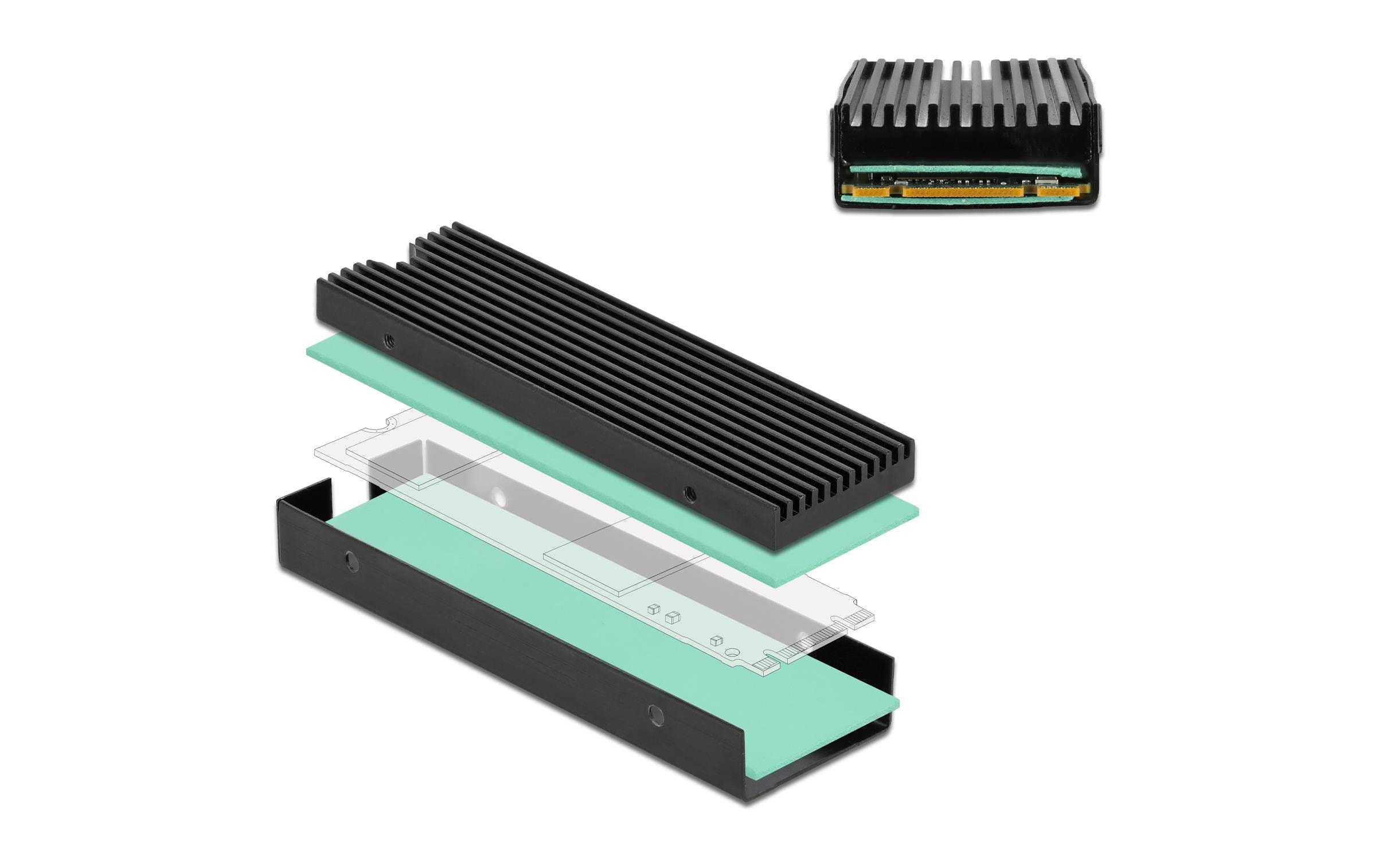 Delock Solid State Drive Kühlkörper