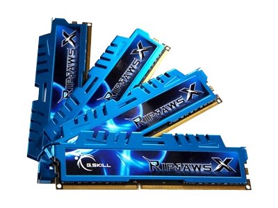 G.Skill Ripjaws-X - DDR3 - Kit - 32 GB: 4 x 8 GB - DIMM 240-PIN - 1600 MHz / PC3-12800 - ungepuffert