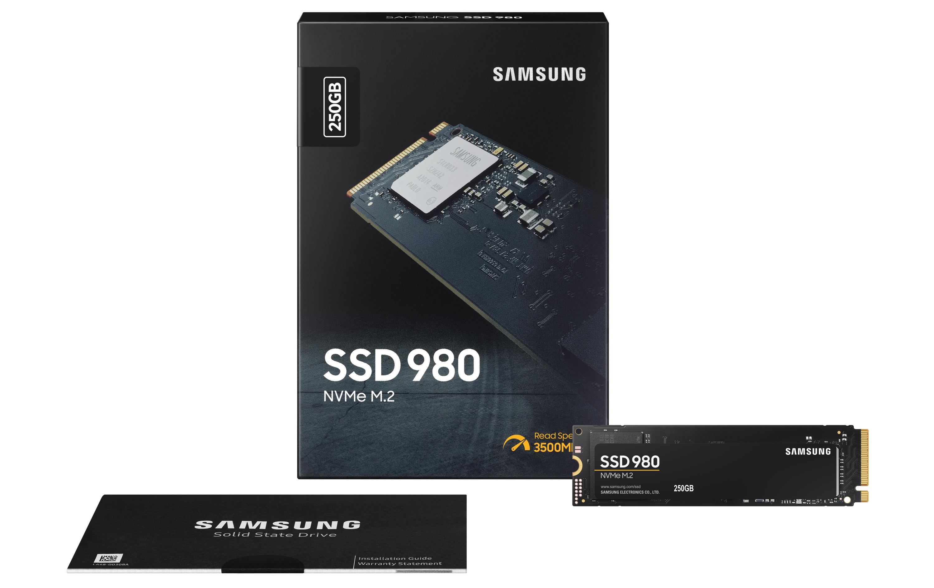 Samsung SSD 980 M.2 2280 NVMe 250 GB 