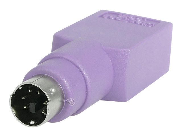 StarTech.com USB auf PS/2 Tastatur Adapter - Keyboard Adapter PS/2 (6 pin Mini-DIN) Stecker zu USB A (4 pin) Buchse - Ersatzadapter - Tastaturadapter