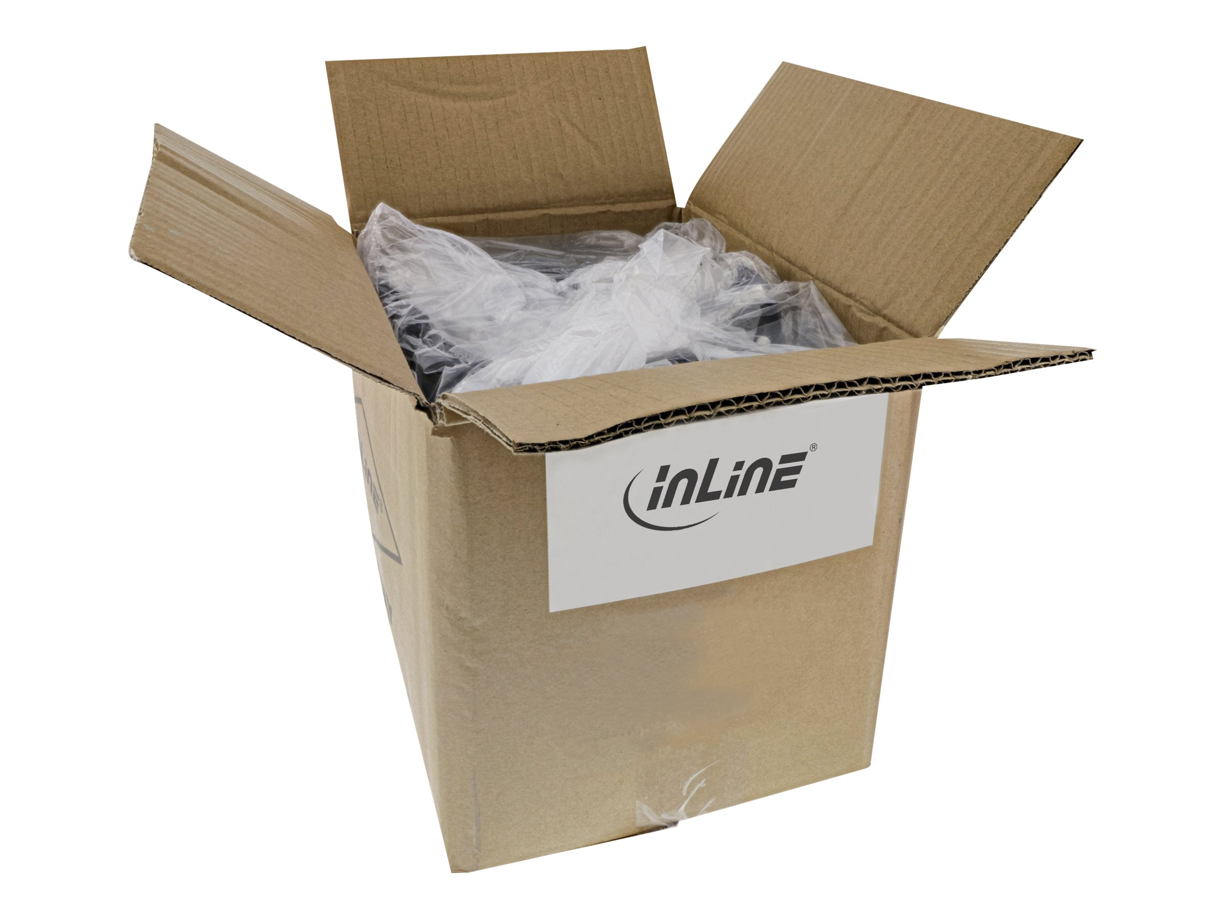 InLine - Stromkabel - SEV 1011 (S) zu power IEC 60320 C13 - Wechselstrom 250 V - 10 A - 1.8 m - Schwarz - Schweiz (Packung mit 40)