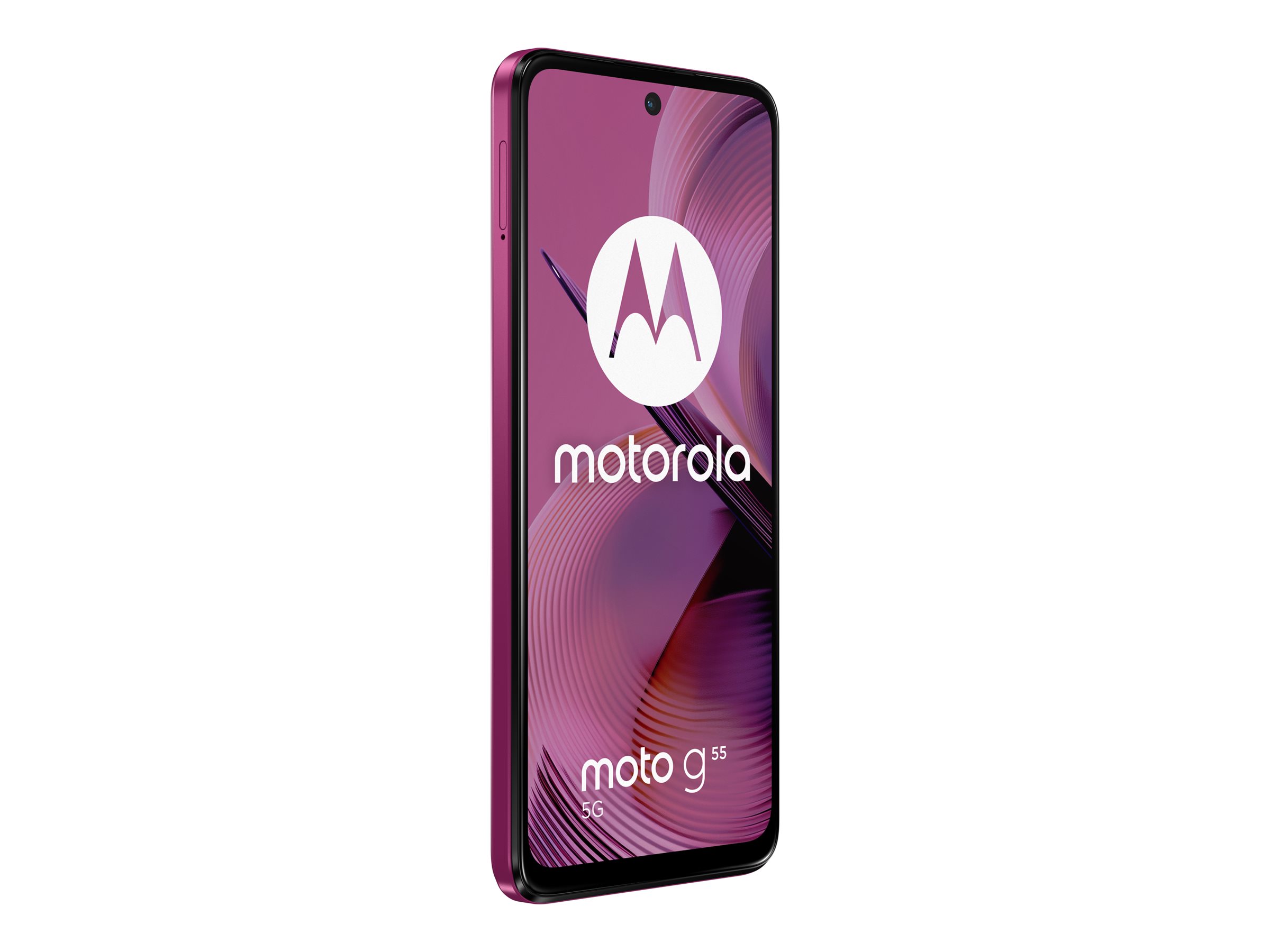 Motorola Moto G55 - 5G Smartphone - Dual-SIM - RAM 8 GB / Interner Speicher 256 GB - microSD slot - LCD-Anzeige - 6.49" - 2400 x 1080 Pixel (120 Hz) - 2 x Rückkamera 50 MP, 8 MP - front camera 16 MP - dämmerungsviolett