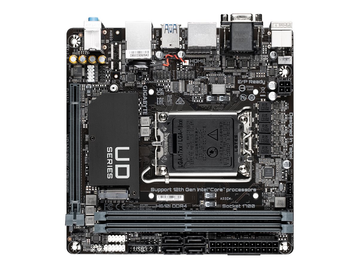 Gigabyte H610I DDR4 - 1.0 - Motherboard - Mini-ITX - LGA1700-Sockel - H610