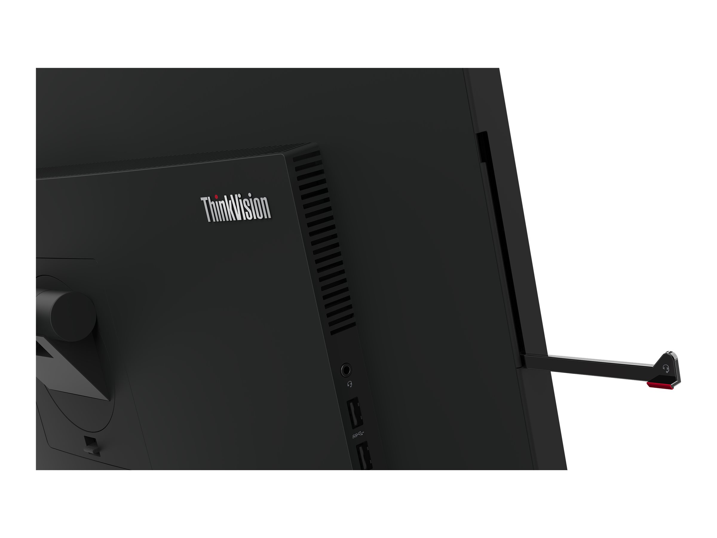 Lenovo ThinkVision T27hv-30 - LED-Monitor - 68.6 cm (27") - 2560 x 1440 QHD - IPS - 300 cd/m² - 1000:1 - 4 ms - HDMI, DisplayPort, USB-C - Lautsprecher - Raven Black