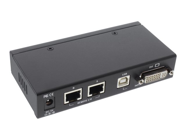 InLine DX050 DVI USB KVM Extender over TP Cable with Audio - KVM-/Audio-/USB-Extender