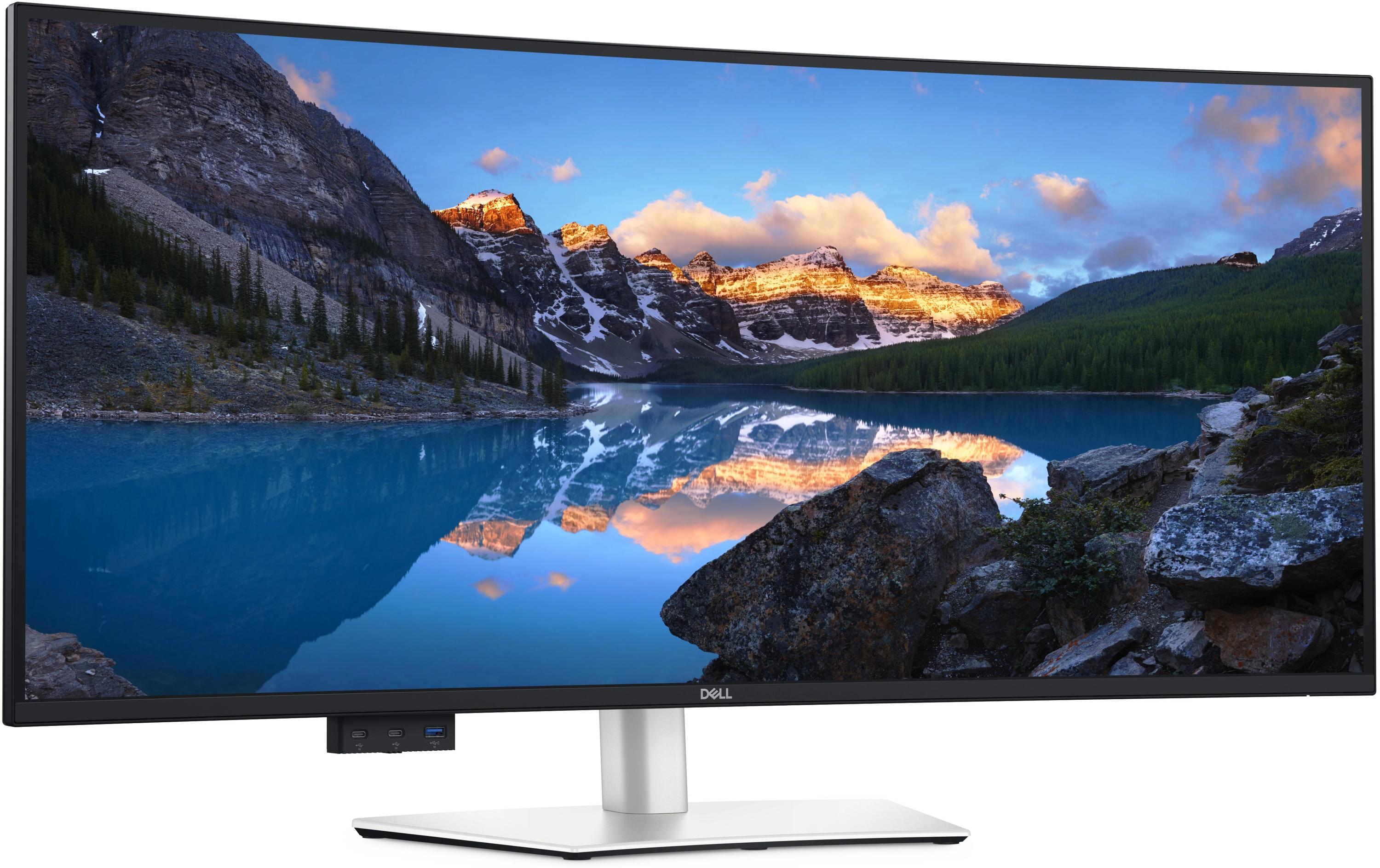 Dell UltraSharp U4025QW - LED-Monitor - gebogen - 101.6 cm (40") (39.7" sichtbar) - 5120 x 2160 5K2K UltraWide @ 120 Hz - IPS - 600 cd/m² - 2000:1 - 5 ms - Thunderbolt 4, HDMI, DisplayPort - Lautsprecher