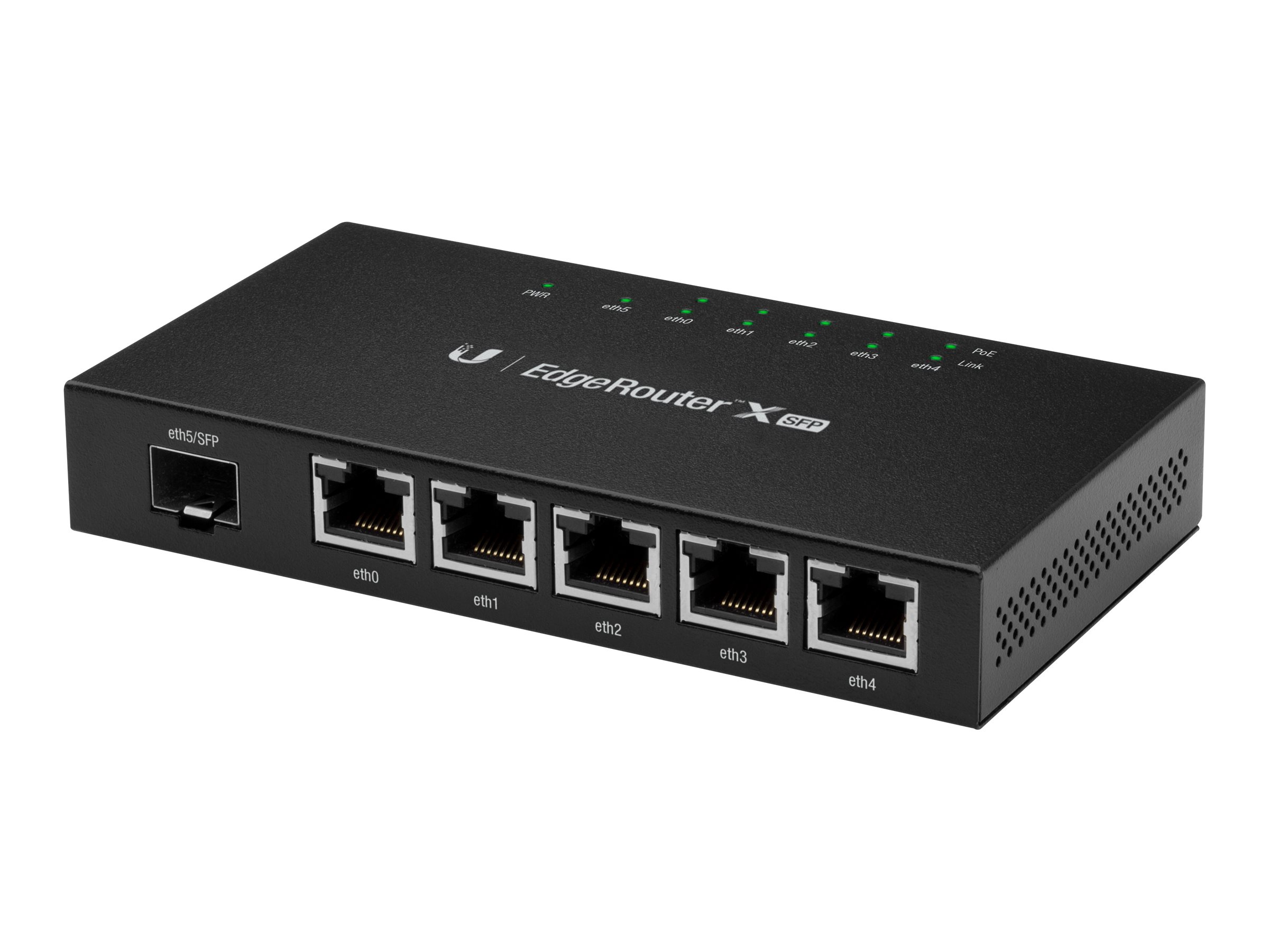 Ubiquiti EdgeRouter X SFP 6-Port Gigabit Router (ER-X-SFP) [5x LAN, 1x SFP In, 256 MB RAM]