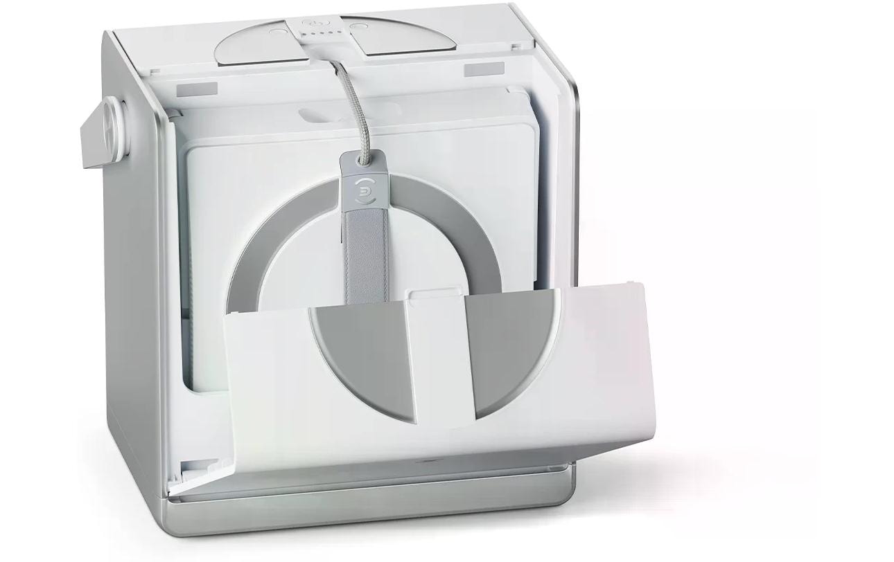 ECOVACS WINBOT W2 OMNI Weiß Fensterputz-Roboter mit tragbarer Basisstation