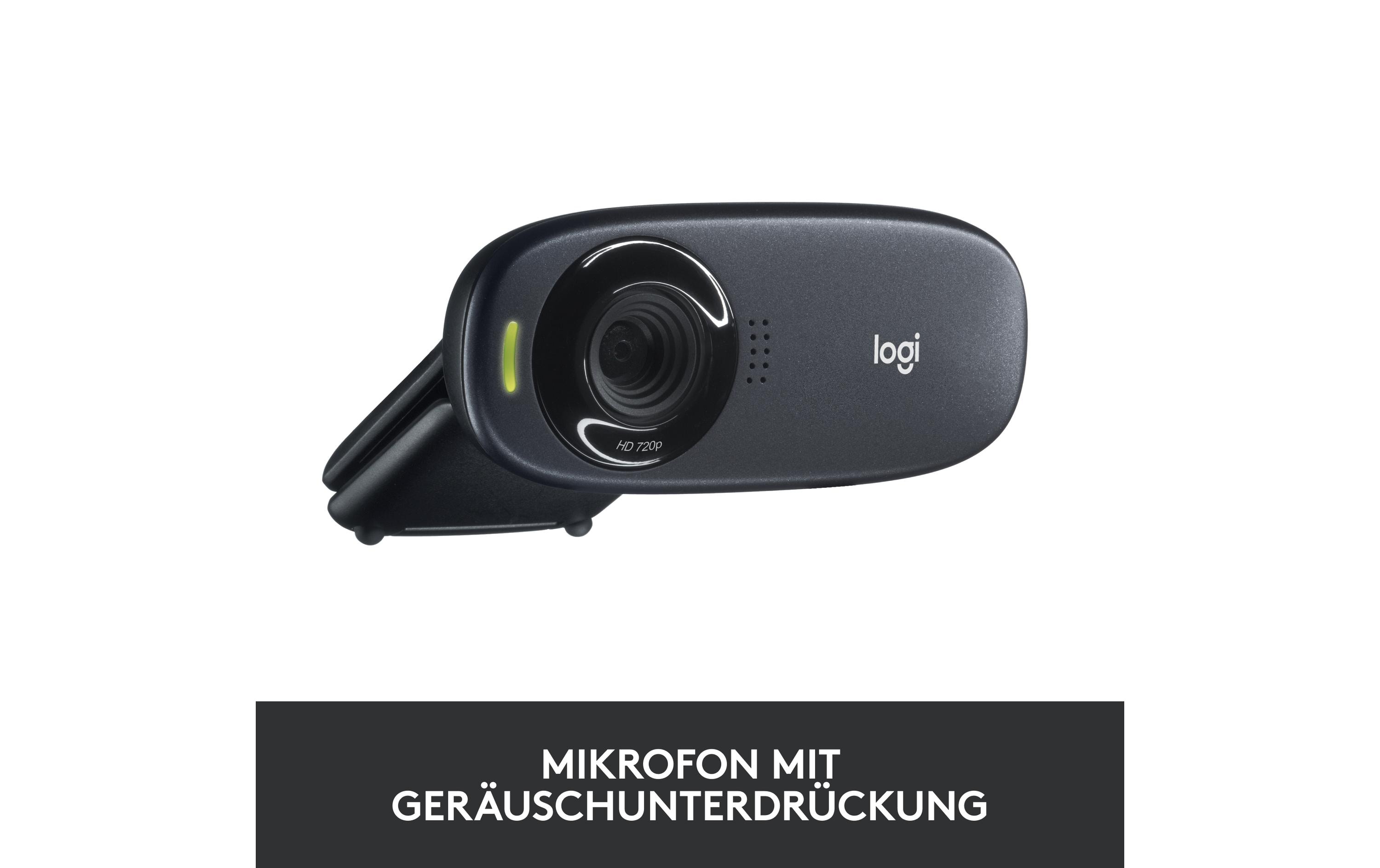 Logitech HD Webcam C310 - Webcam - Schwarz - 1280 x 720 - Audio - USB 2.0