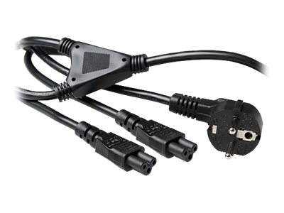 ACT - Stromkabel - power CEE 7/7 (M) zu IEC 60320 C5 - Wechselstrom 230 V - 1.8 m - Schwarz