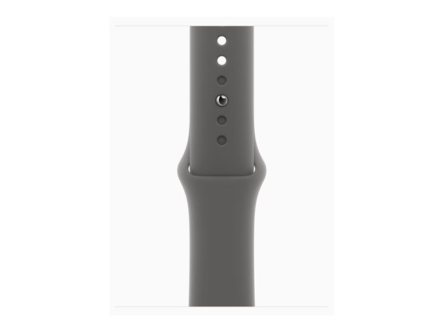 Apple Watch Series 10 GPS + Cellular 42mm Natural Titanium Case mit Stone Grey Sport Band - S/M (MWXD3QF/A)