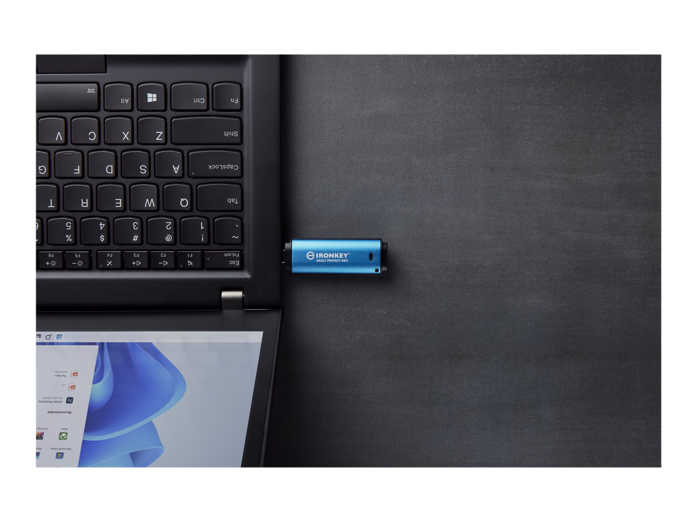 Kingston IronKey Vault Privacy 50C - USB-Flash-Laufwerk - verschlüsselt - 32 GB - USB-C 3.2 Gen 1 - TAA-konform