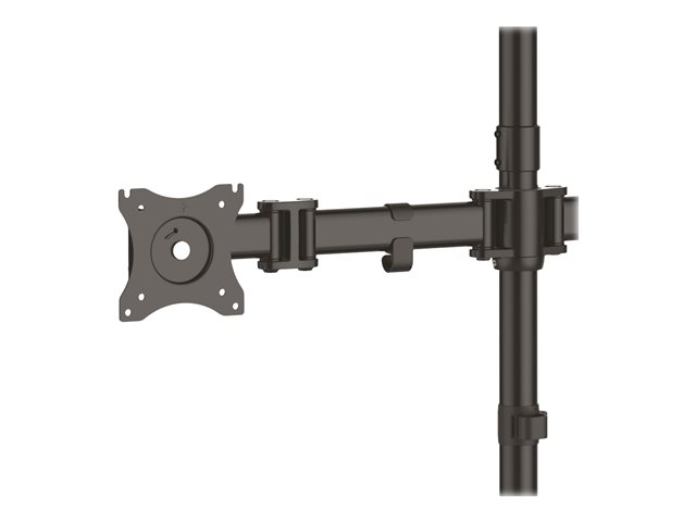 StarTech.com Vierfach-Monitorhalter - Schwenkbar - Verstellbarer 4 Monitorständer - Für VESA Monitore bis zu 27 Zoll (8 Kg) Aufstellung - für 4 Monitore - Schwarz