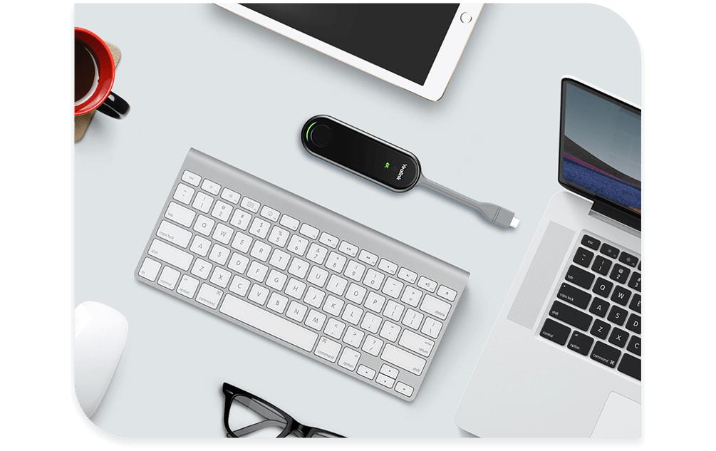 Yealink PA20 - Netzwerkmedien-Streaming-Adapter - USB-C / USB-A - Wi-Fi 5, Wi-Fi 6