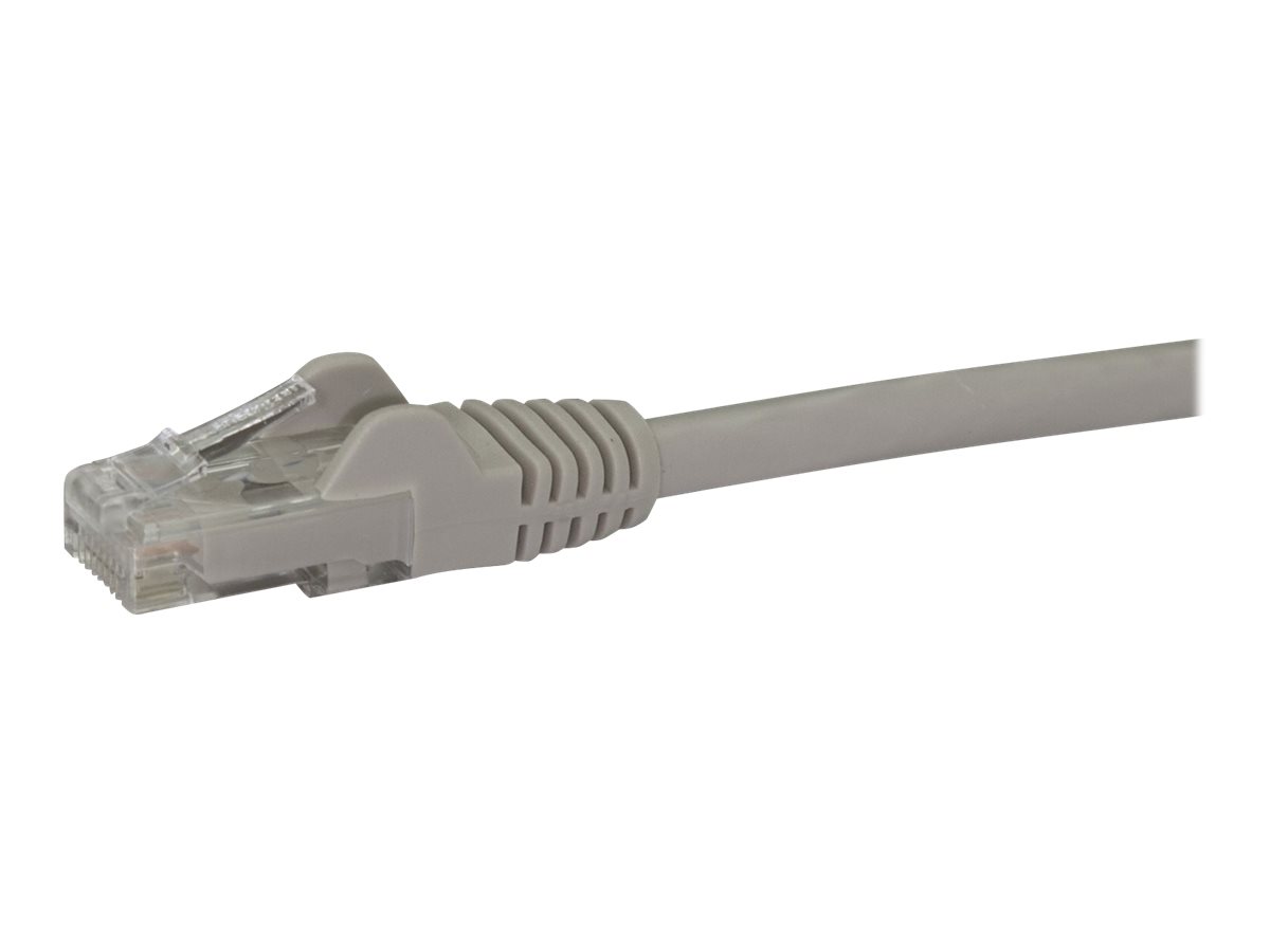 StarTech.com 7m Cat6 Gigabit Snagless Patchkabel - RJ45 UTP Netzwerkkabel mit Schutzmanschette - Cat 6 Kabel - Grau - Patch-Kabel - RJ-45 (M) zu RJ-45 (M) - 7 m - UTP - CAT 6 - ohne Haken - Grau