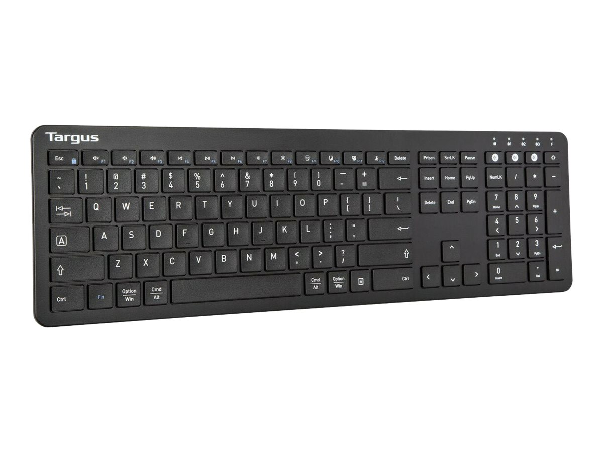 Targus Full-Size Multi-Device - Tastatur - Deutsch - Schwarz Eingabegerät