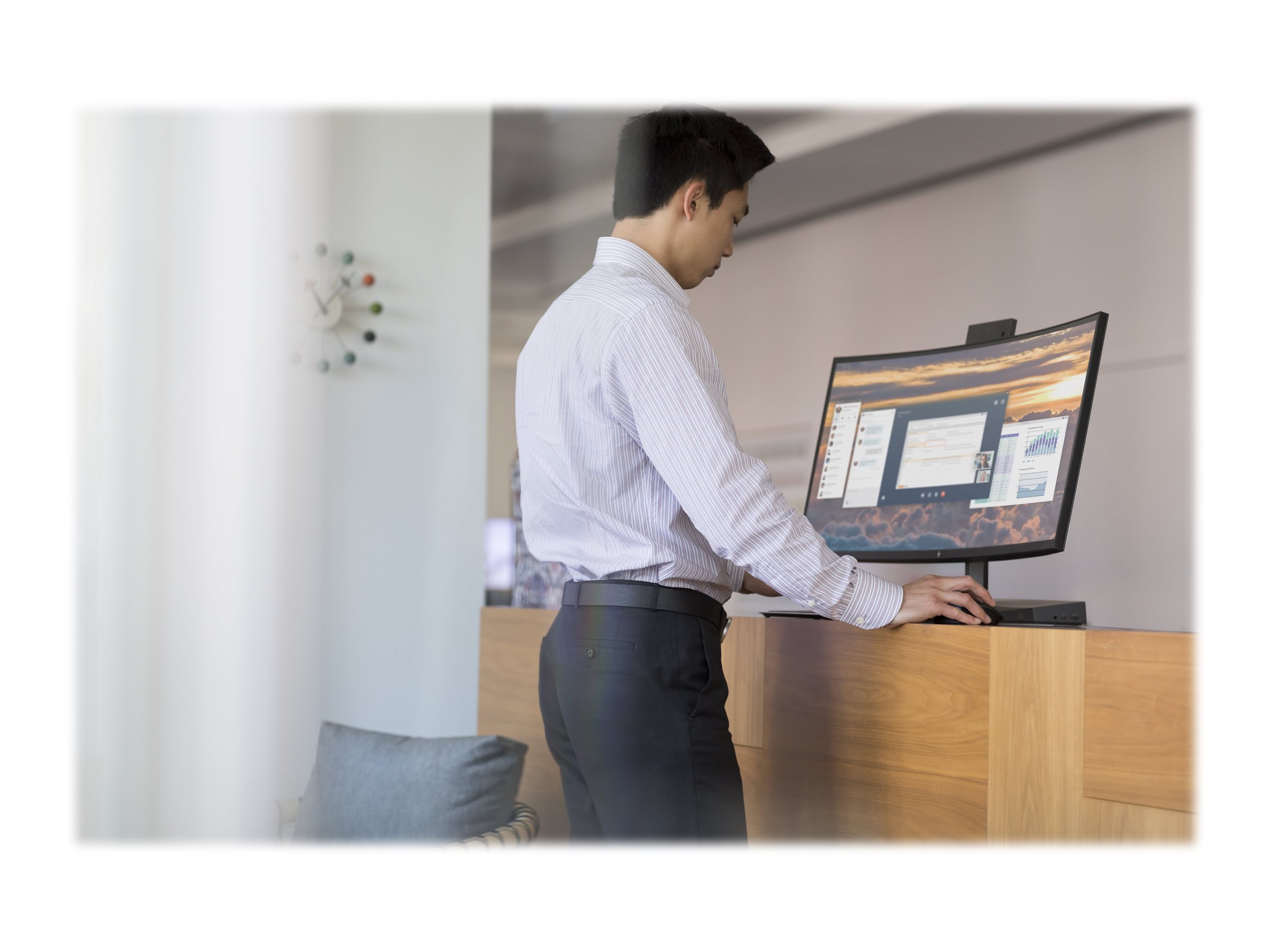 HP Premium - Maus - 2.4 GHz - Schwarz