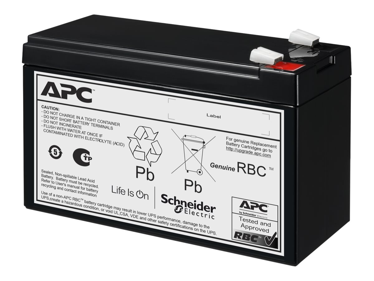 APC Replacement Battery Cartridge #176 - USV-Akku - 6 x Batterie - Bleisäure - 7 Ah - Schwarz