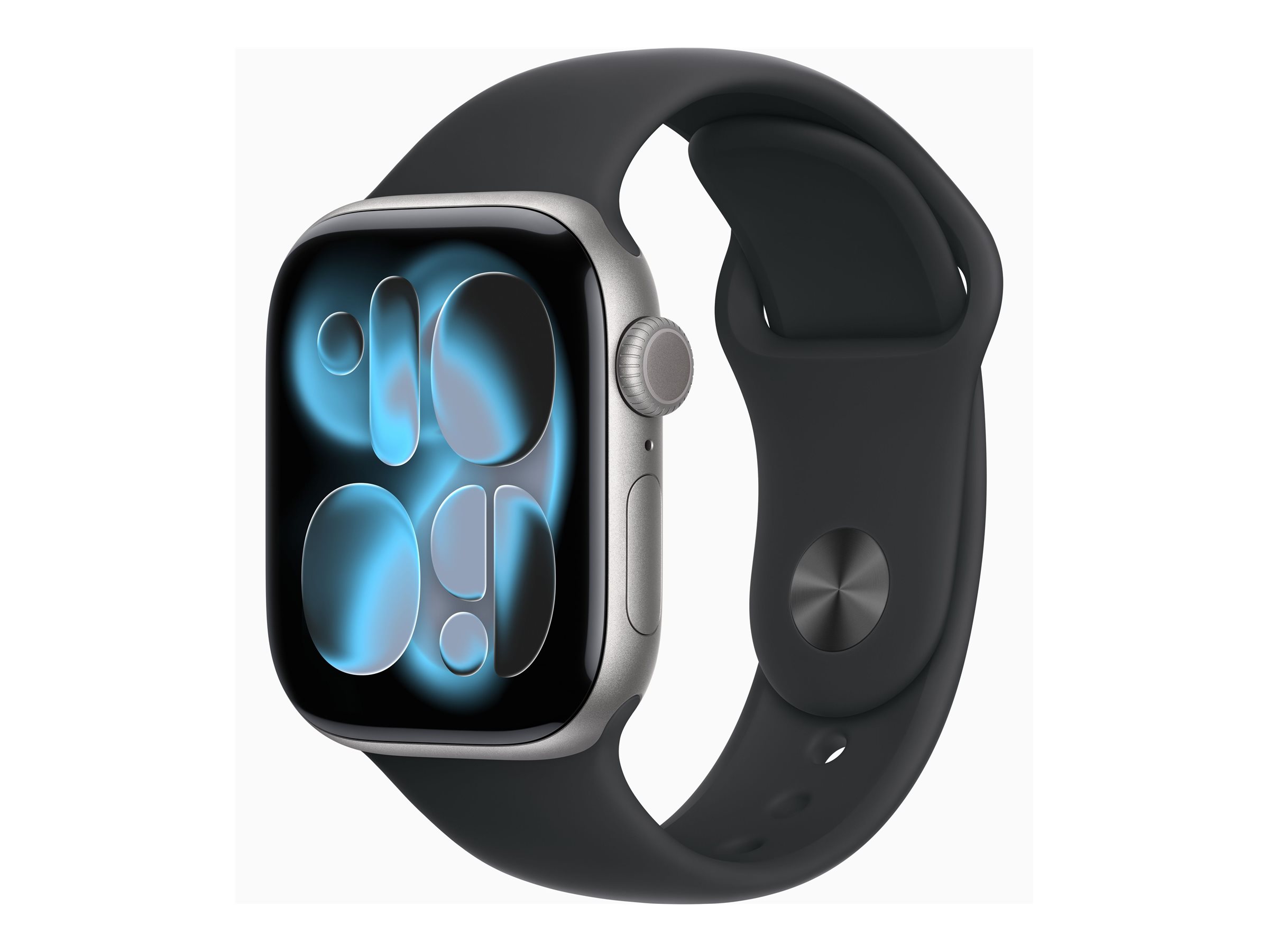 Apple Watch Series 11 GPS + Cellular 42mm Space Grey Aluminium Case with Black Sport Band - M/L