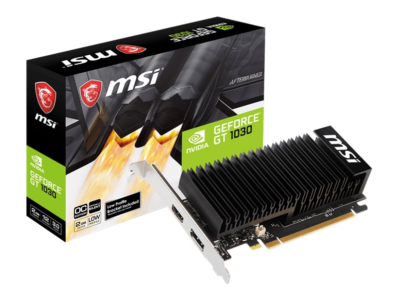 MSI GT 1030 2GHD4 LP OC - Grafikkarten - GF GT 1030 - 2 GB