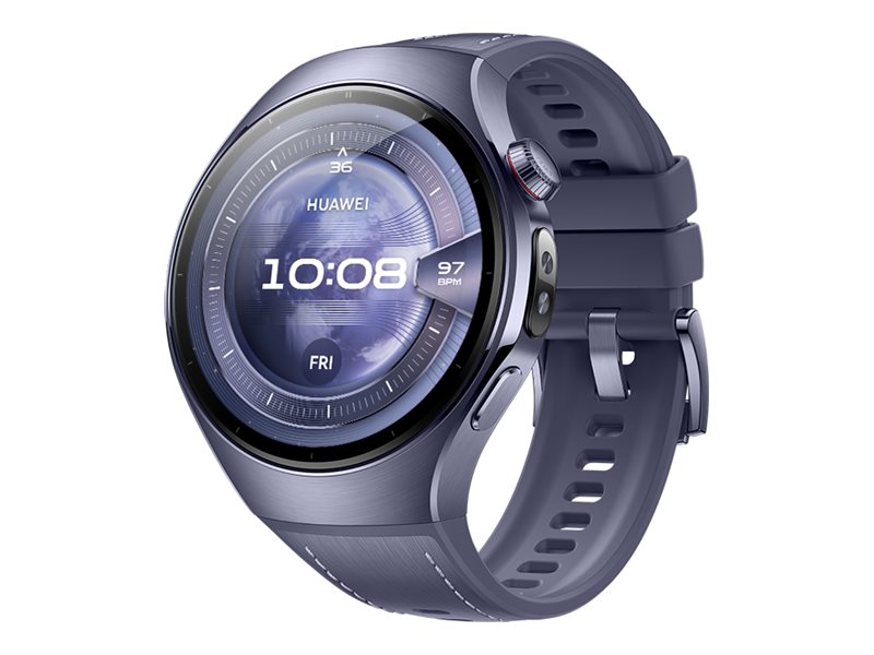 Huawei Watch 5 - aerospace-grade titanium - intelligente Uhr mit Riemen - lila