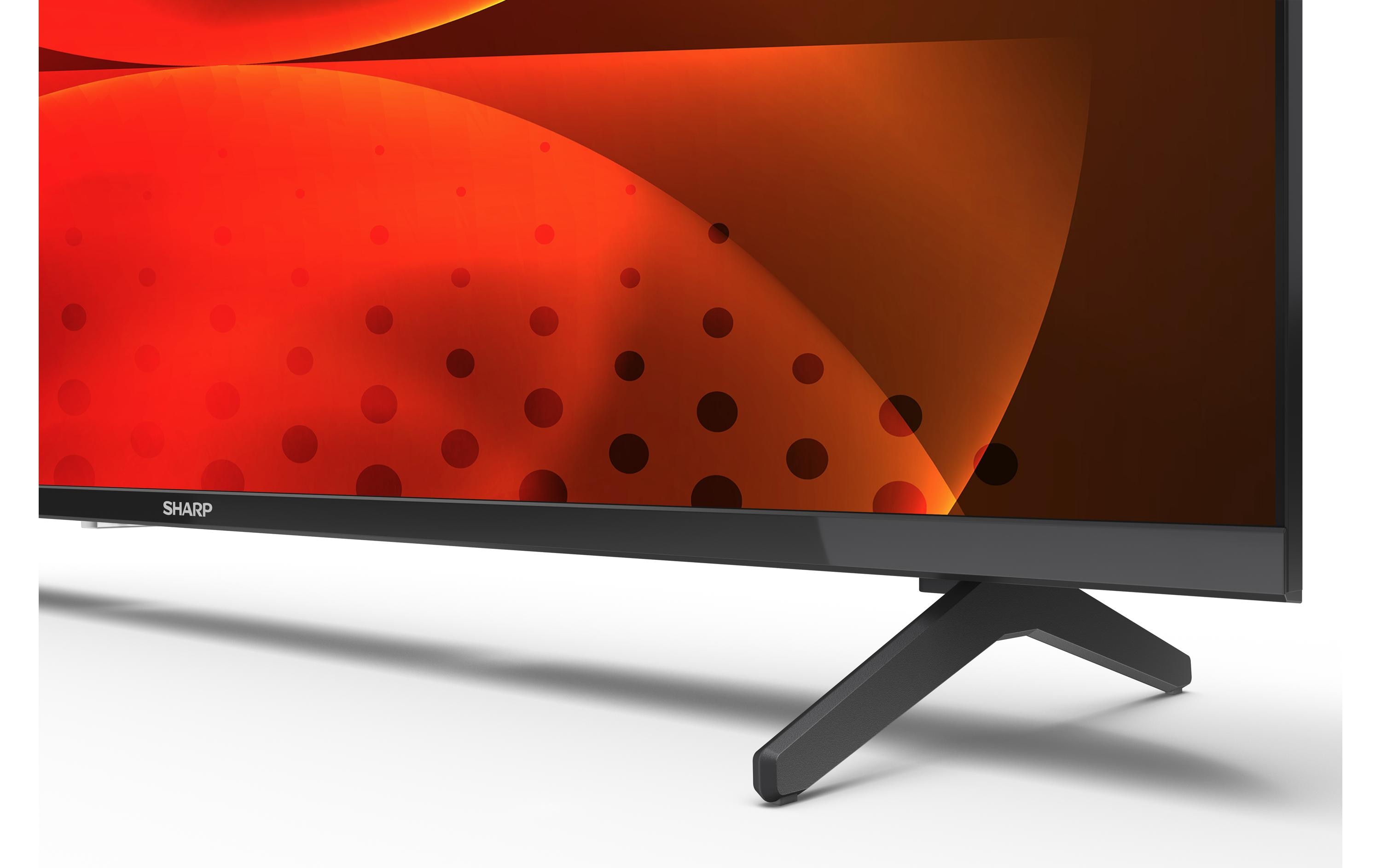 Sharp 43FH2EA Fernseher 109.2 cm 43" Full HD Smart-TV WLAN Schwarz 43FH2 - 109,2 cm - 43" - (1920x1080) - 1080p - DVB-C - DVB-S2 - DVB-T2 - HDMI - RJ-45 - Fernbedienung