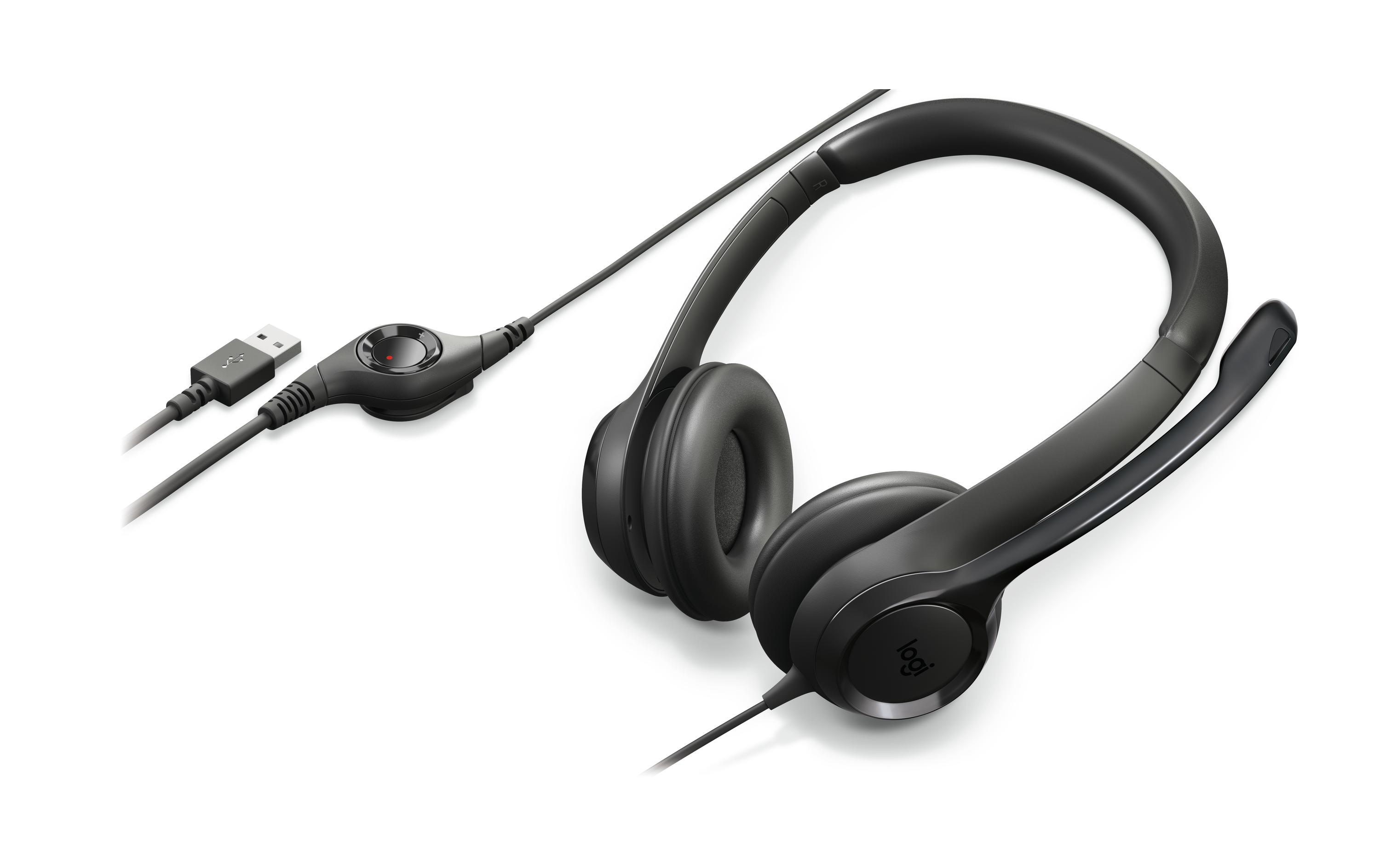Logitech USB Headset H390 - Headset - ohrumschließend - kabelgebunden