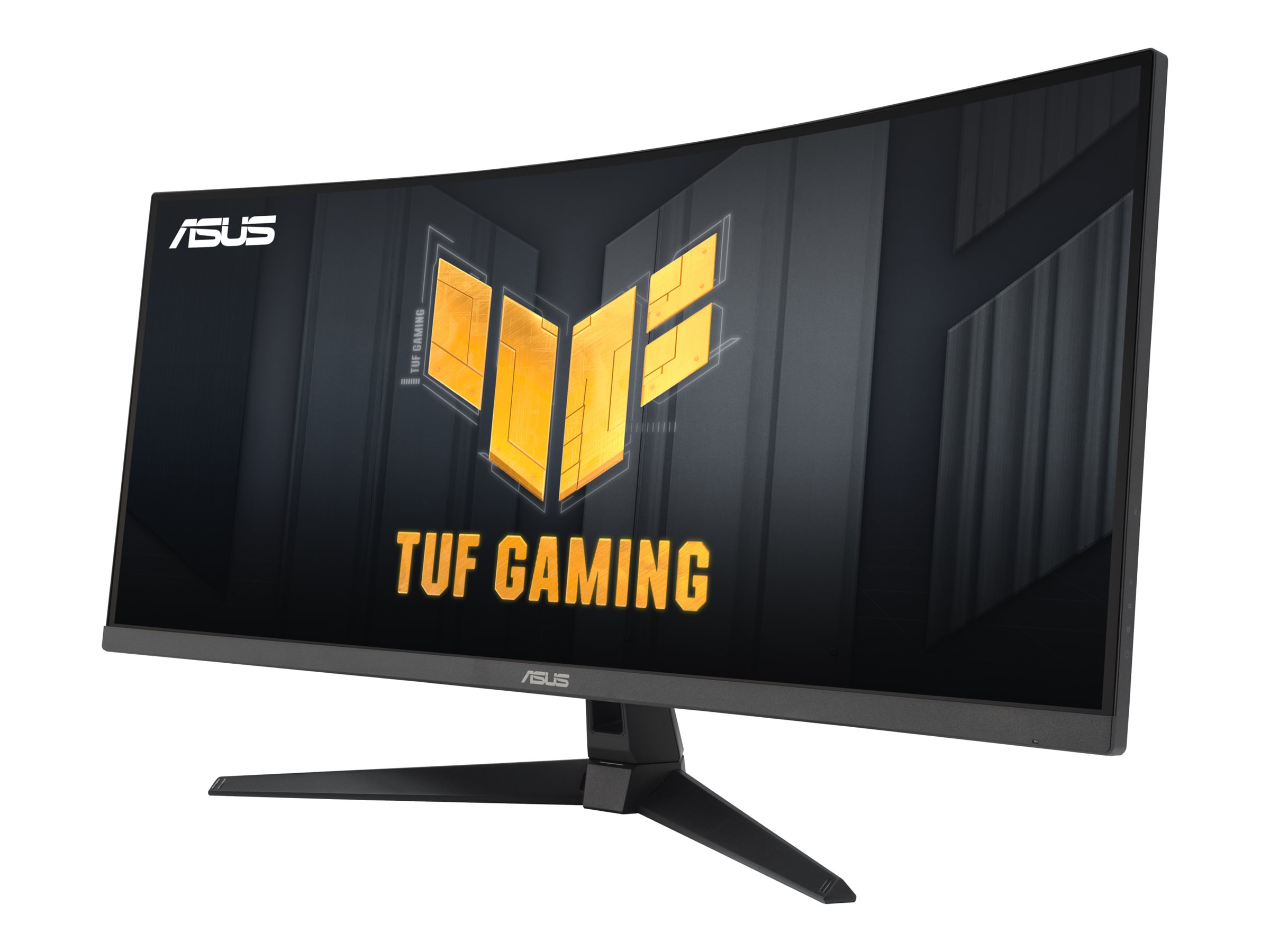 ASUS TUF Gaming VG34VQ3B - LED-Monitor - Gaming - gebogen - 86.4 cm (34") - 3440 x 1440 WQHD @ 180 Hz - VA - 400 cd/m² - 4000:1 - DisplayHDR 400 - 1 ms - 2xHDMI, 2xDisplayPort - Lautsprecher - Schwarz