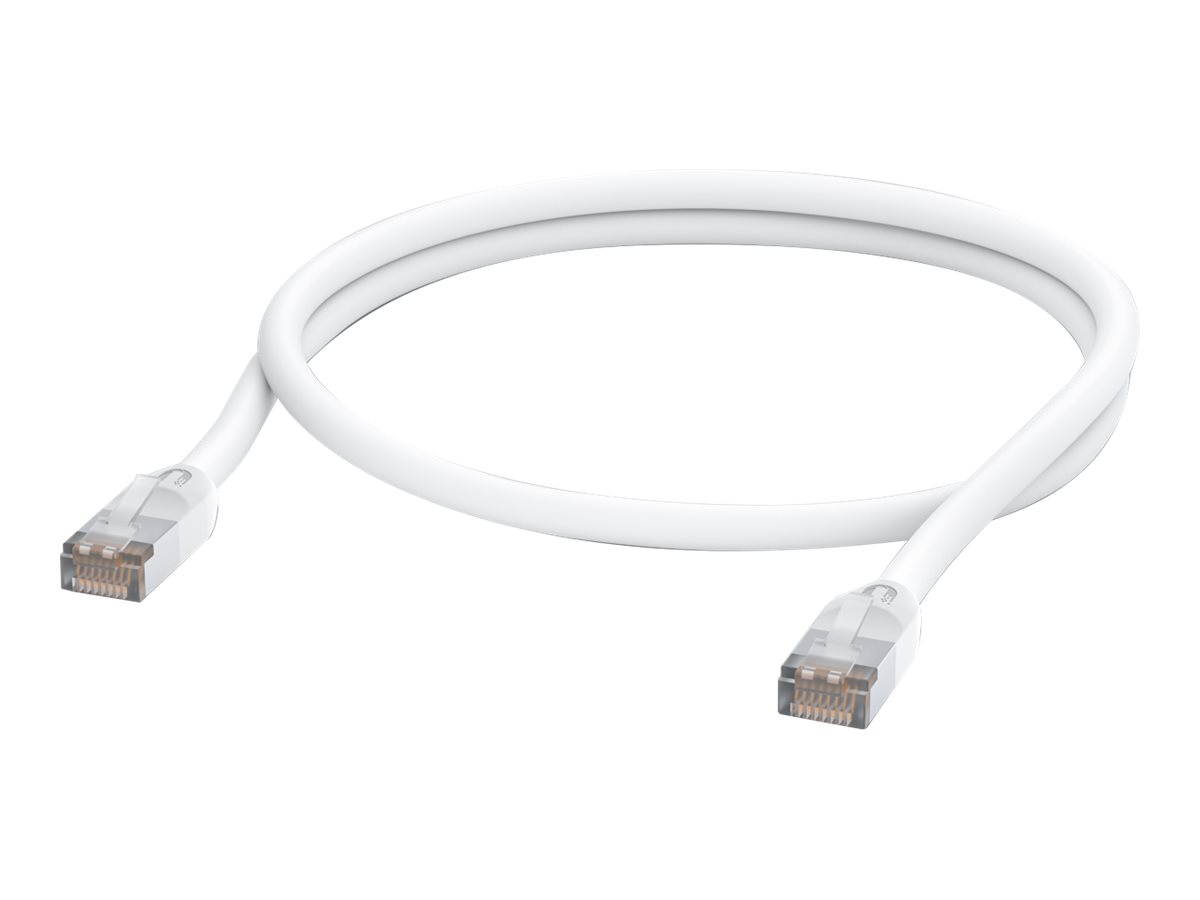 Ubiquiti UniFi - Patch-Kabel - RJ-45 (M) zu RJ-45 (M) - 1 m - 6 mm - STP - CAT 5/5e - geformt, im Freien, robust - weiß