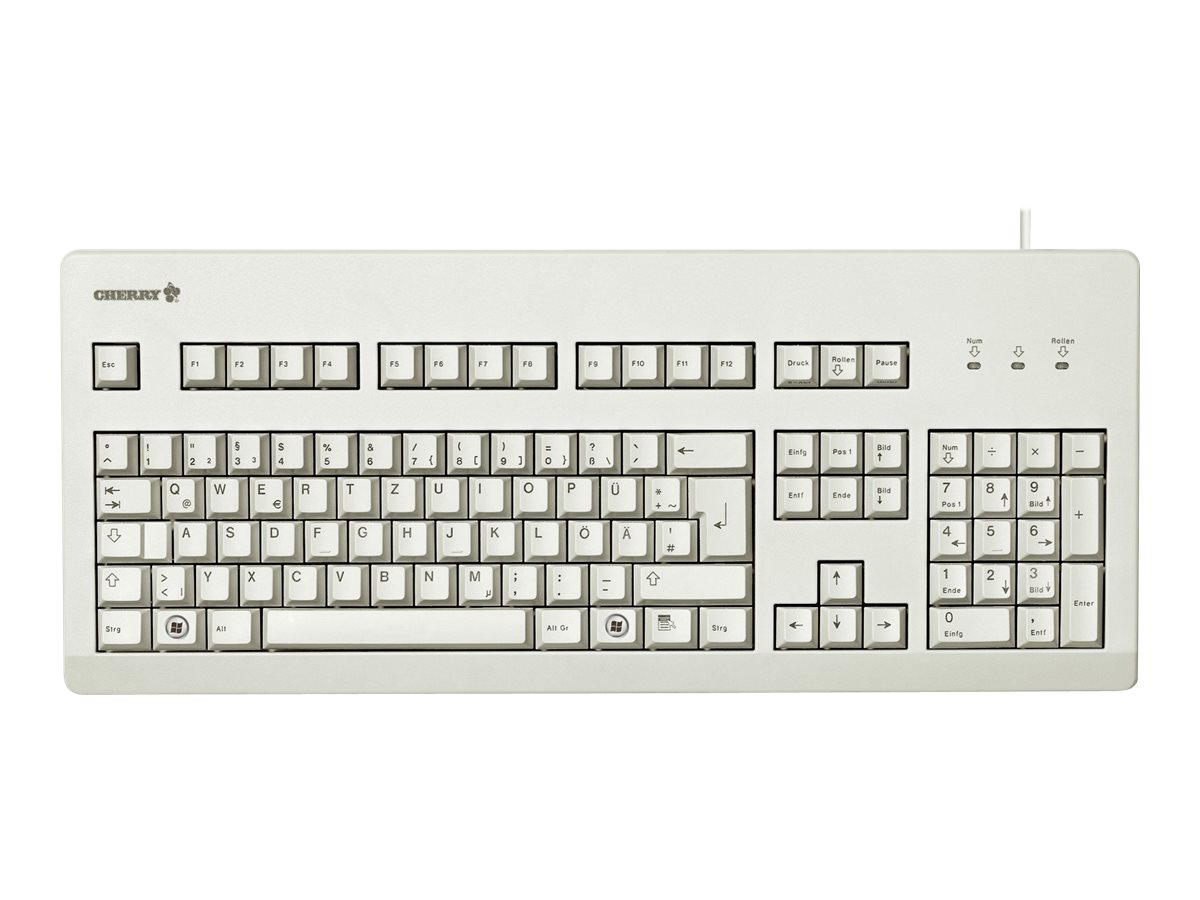 CHERRY G80-3000 - Tastatur - USA - Hellgrau Eingabegerät